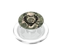 Thorn Heart Rose Dark Floral Gothic Romance Botanical PopSockets PopGrip for MagSafe