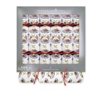 Thornback & Peel Eco Luxury Christmas Crackers Table Decorations - Tray of 6 x 12 inch - FSC Mix - British Christmas Pudding Design