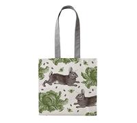 Thornback & Peel Rabbit and Cabbage Tote Bag
