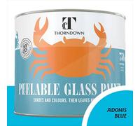 Thorndown Adonis Blue Peelable Glass Paint 750 Ml