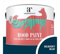 Thorndown Bilberry Blue Wood Paint 2.5 l, Blue