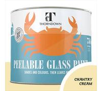 Thorndown Chantry Cream Peelable Glass Paint 750ml - Thorndown Paint - Wilko