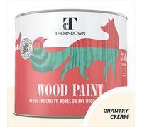 Thorndown Chantry Cream Satin Wood Paint 750ml - Thorndown Paint - Wilko