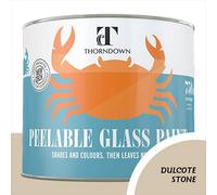 Thorndown Dulcote Stone Peelable Glass Paint 750ml - Cream - Thorndown Paint - Wilko