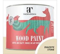 Thorndown Dulcote Stone Satin Wood Paint 750ml - Grey - Thorndown Paint - Wilko