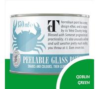 Thorndown Goblin Green Peelable Glass Paint 150 ml - Translucent, Green