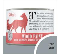 Thorndown Lead Grey Wood Paint 150 ml, Grey
