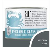 Thorndown Mercury Grey Peelable Glass Paint 150 Ml