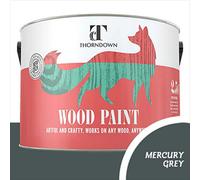 Thorndown Mercury Grey Satin Wood Paint 2.5L - Thorndown Paint - Wilko