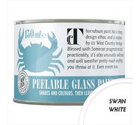 Thorndown Swan White Peelable Glass Paint 150 Ml