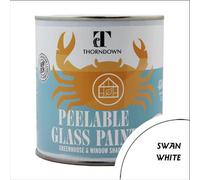Thorndown Swan White Peelable Glass Paint 450 Ml