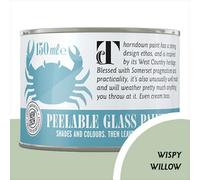 Thorndown Wispy Willow Peelable Glass Paint 150 ml - Opaque, Green