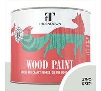 Thorndown Zinc Grey Satin Wood Paint 750ml - Thorndown Paint - Wilko
