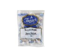 Thornes Sugar Free Devon Toffee | 12 x 90g Case | Wrapped & Creamy Sweets | Gluten-Free & Diet Candy