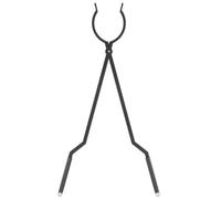 Thorness Extra Long Cast Iron 40 Fire Tongs Scissor Type Firewood Tongs For Fireplace Fire Pit