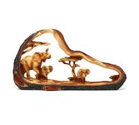 Thorness Eye catching free standing GRACEFUL ELEPHANT WITH FAMILY DECORATIVE ORNAMENT | Elephant ornaments | home accessory gift | living room | wildlife animal