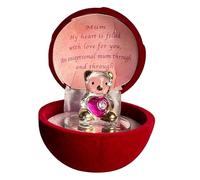 Glass Bear in Gift Box for a Special Mum Through and Through | Gift for Mother | Mummy | Mother’s Day | Gift for Mum from Daughter or Son