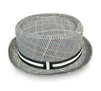 Thorness Grey Rude boy ska Pork Pie hat, Size 61cm, X Large, Unisex Pork Pie hat