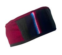 Thorness Handmade Nepalese Wool Red Smoking Cap, Lightweight, Stylish, with Traditional Tibetan Accents, Size 56cm, Small