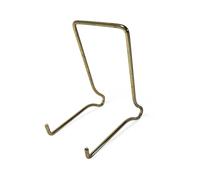 Thorness MEDIUM BRASS PLATE STAND | Photo frame stand | Decorative picture stand | Brass easel | Plate stands for display | Picture and plate stand | Home decor | 4 inches
