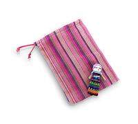 Thorness One Guatemalan Handmade Worry Doll with Storage Bag | Worry Dolls for Girls & Boys | Anxiety Dolls