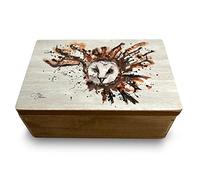 Thorness Wooden Owl Keepsake Box | Jewellery box | Trinket Box | Memory Box | Keepsake and Wooden Gift Boxes | Wedding Gifts | Storage for Women and men | keepsake boxes with lids