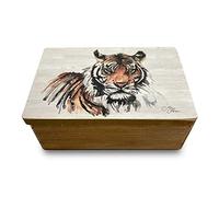 Thorness Wooden Tiger Keepsake Box | Jewellery box | Trinket Box | Memory Box | Keepsake and Wooden Gift Boxes | Wedding Gifts | Storage for Women and men | keepsake boxes with lids