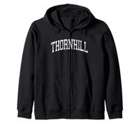 Thornhill Kentucky KY Vintage Athletic Sports Design Zip Hoodie