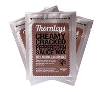 Thornleys Gluten Free Cracked Peppercorn Sauce Mix | No Additives, Preservatives, Colours or MSG | Add Milk | Perfect for Steak | 1 Pack Serves 4