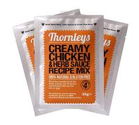 Thornleys Natural Creamy Chicken & Herb Sauce Recipe Mix |No Additives, Preservatives, Colours, MSG, and Gluten Free | Perfect for Pasta Bake | 1 Pack Serves 4