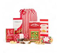 Thornton and France Santa's Snack Sack Luxury Christmas Food Hamper | Sweet & Savoury Treats | Alcohol-Free Hamper Gift | 6 Delicious Items in a Reusable Christmas Sack
