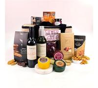 Thornton and France The Cheese Connoisseur Artisan Cheese Gift | White and Red Wine Gift | Includes Crackers, Chutney, Olives | Packed in a Reusable Cool Bag