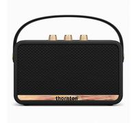 Thornton Flow Bluetooth Speaker - Portable Wireless IP67 Waterproof Stereo Speaker, 5h Playtime, USB-C Charging, Retro Design with Gold Controls