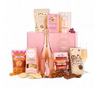 Thornton & France Luxury Rosé Prosecco Mother’s Day Hamper | Prosecco & Chocolates Gift Set for Mum | Pink Gift Box for Her | Sweet & Indulgent Treats | Gourmet Food & Drink Hamper | 8 Luxury Items