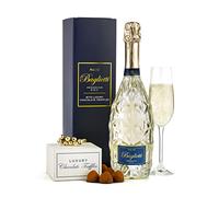 Thornton & France Prosecco & Chocolates Gift Set | Sparkling White Wine With Chocolate Truffles