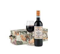 Thornton & France Wines of The World Red Wine Gift Set | Single Bottle In A Map Themed Gift Box