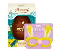 Thorntons Chocolates Easter Egg, 151g Includes Fancy Bunny Glasses | Easter Chocolate Gift For Kids | Egg Hunt | Easter Gifts For Kids | Egg Hunt | Chocolate Gift | Suitable For Vegetarian - Dinosaur
