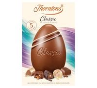 Thorntons Classic Collection Milk Chocolate Large Easter Egg with Chocolates 150g