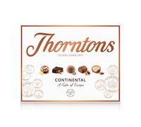 Thorntons Continental Chocolate Gift Box, Unique Flavours, Assorted Milk, White, Dark Chocolates, Great Thank You Gift, 264g