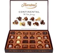 Thorntons Continental Chocolate Gift, Perfect for Sharing, Gifts for Birthday, Christmas, Easter, New Year, Unique Flavours Milk, White, Dark Chocolate - 264g