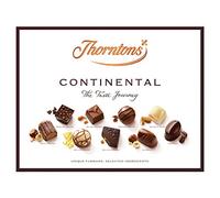 Thorntons Continental Chocolate Gift, Perfect for Sharing, Valentines Gifts for Women and Men, Unique Flavours Milk, White, Dark Chocolate, 264g