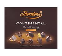 Thorntons Continental Dark Chocolate Gift Box, Chocolate Hamper, Christmas Chocolate, Inspired by European Flavours, Assorted Dark Chocolates, 264g