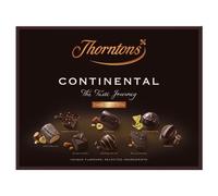 Thorntons Continental Dark Chocolate Gift Box, Chocolate Hamper, Christmas Chocolate, Inspired by European Flavours, Assorted Dark Chocolates, 264g