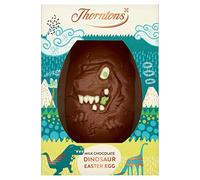 Thorntons Dinosaur Medium Kids Easter Egg, Luxurious Hollow Milk Chocolate Dinosaur Egg, Expertly Crafted and Decorated, Pack of 4 (151g)