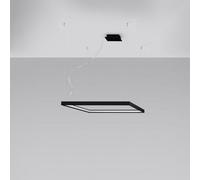 Thoro Lighting Nelya Aluminium Black 1 Light Classic Chandelier