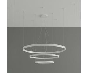 Thoro Lighting Rio Aluminium White 1 Light Classic Chandelier