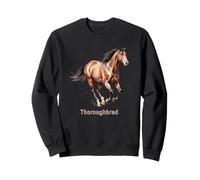 Thoroughbred Horse Breed Art Sweatshirt