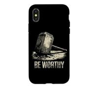 Thor's Hammer Mjölnir Be Worthy Nordic Mythology Case for iPhone X/XS