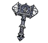 Thor's Hammer Mjölnir Viking Iron-On Patch | Vikings Iron on Patches, Odin Embroidery Patch, Thor ironable Patch, Valhalla Badges Finally Home