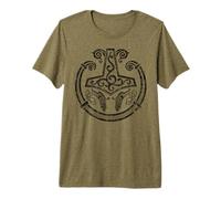 Thors Hammer Norse Pagan Viking Mjolnir Premium T-Shirt